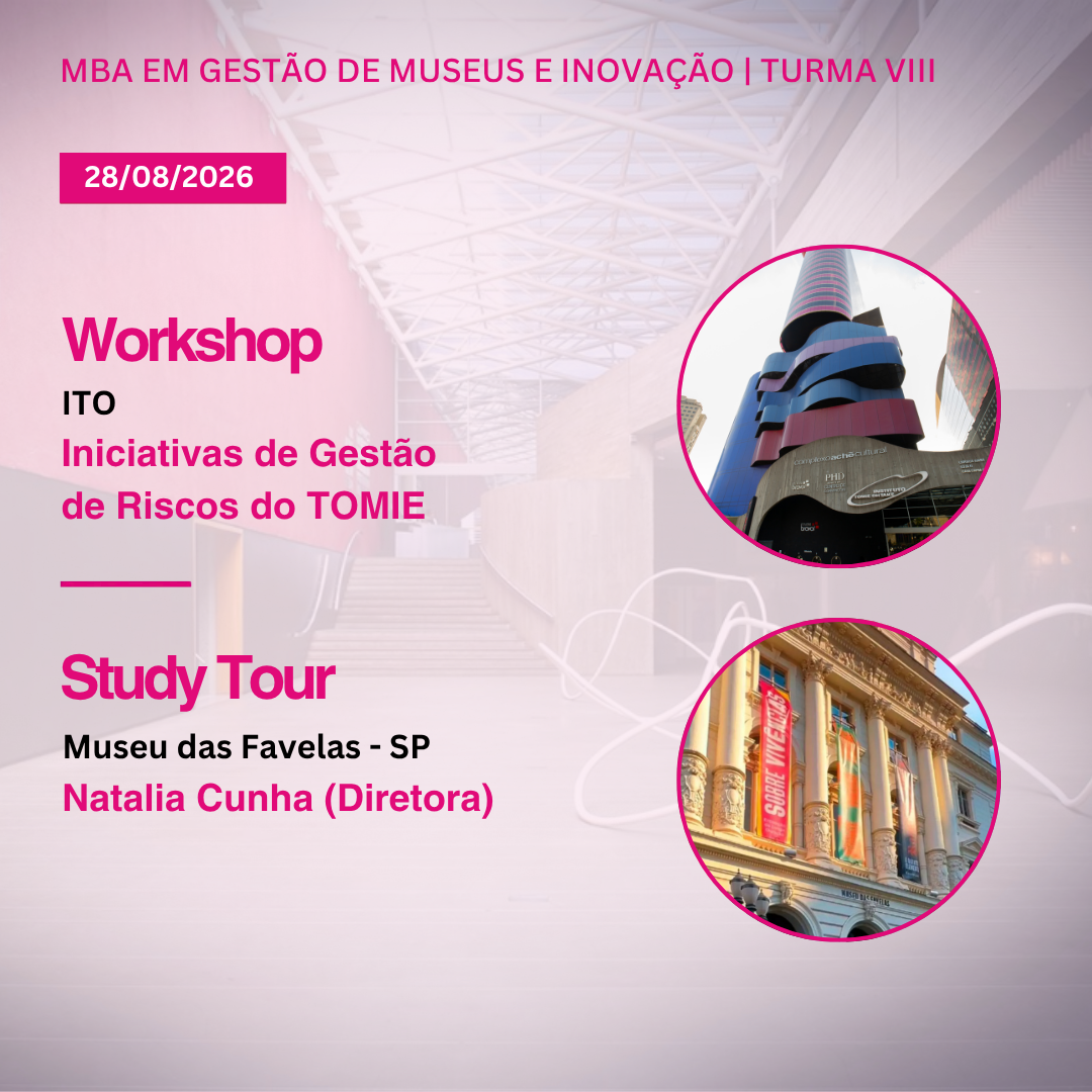 Experiência presencial de 28 de agosto — Instituto Tomie Ohtake e Museu das Favelas
