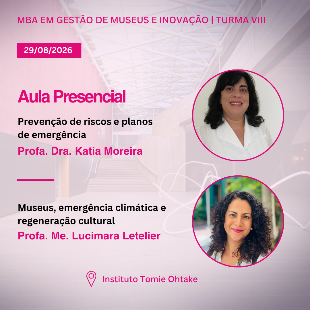 Aulas de 29 de agosto — Kátia Moreira e Lucimara Letelier